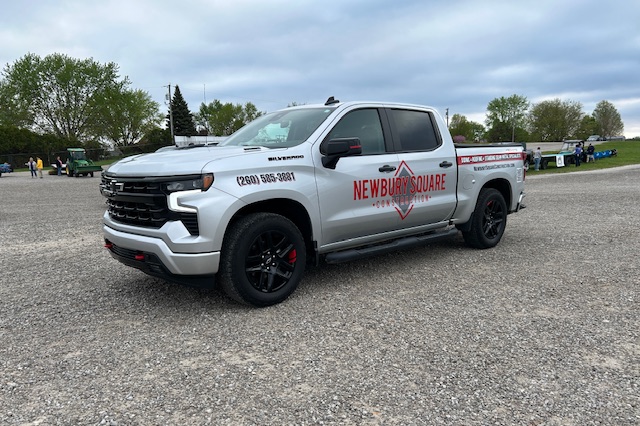 Newbury Square Construction work truck